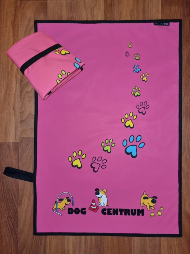 Pohodečka Dog Centrum vel. M - barva: růžová